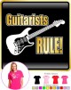 Electric Guitar Rule - LADYFIT T SHIRT  