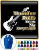 Electric Guitar Thunder Rolls - ZIP HOODY  