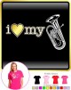 Euphonium I Love My - LADYFIT T SHIRT
