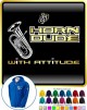 Euphonium Horn Dude Attitude - ZIP HOODY