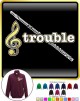 Flute Treble Trouble - ZIP SWEATSHIRT 