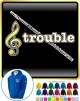 Flute Treble Trouble - ZIP HOODY 