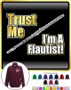 Flute Trust Me - ZIP SWEATSHIRT 
