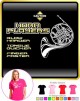 French Horn Blow Harder - LADYFIT T SHIRT 
