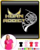 French Horn Addict - LADYFIT T SHIRT 