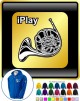 French Horn I Play - ZIP HOODY 