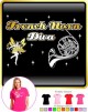 French Horn Diva Fairee - LADYFIT T SHIRT 