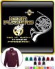 French Horn Do It Three Fingers - ZIP SWEATSHIRT 