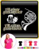 French Horn Play For A Pint - LADYFIT T SHIRT 