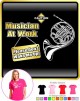 French Horn Dont Wake Me - LADYFIT T SHIRT 