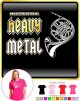 French Horn Master Heavy Metal - LADYFIT T SHIRT 