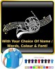 French Horn Curved Stave With Your Words - POLO 