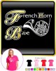 French Horn Babe Attitude 3 - LADYFIT T SHIRT 