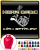French Horn Horn Babe Attitude 2 - HOODY 