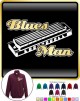 Harmonica Blues Man - ZIP SWEATSHIRT  