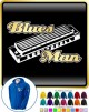 Harmonica Blues Man - ZIP HOODY  