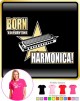 Harmonica Born To Play - LADYFIT T SHIRT  