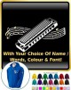Harmonica Curved Stave With Your Words - ZIP HOODY  