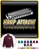 Harmonica Attack Waves Bassline - ZIP SWEATSHIRT  