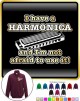 Harmonica Not Afraid Use - ZIP SWEATSHIRT  