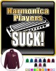 Harmonica Players Suck - ZIP SWEATSHIRT  