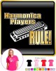 Harmonica Rule - LADYFIT T SHIRT  