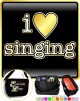 Vocalist Singing I Love Singing - TRIO SHEET MUSIC & ACCESSORIES BAG  