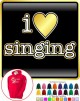 Vocalist Singing I Love Singing - HOODY  