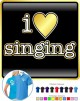 Vocalist Singing I Love Singing - POLO SHIRT  
