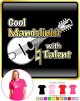 Mandolin Cool Natural Talent - LADYFIT T SHIRT  