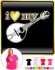 Mandolin I Love My - LADYFIT T SHIRT  