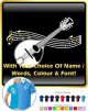 Mandolin Curved Stave With Your Words - POLO SHIRT  