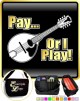 Mandolin Pay or I Play - TRIO SHEET MUSIC & ACCESSORIES BAG  