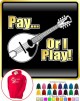 Mandolin Pay or I Play - HOODY  