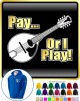 Mandolin Pay or I Play - ZIP HOODY  