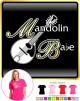 Mandolin Babe - LADYFIT T SHIRT  