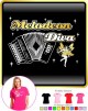 Melodeon Diva Fairee - LADY FIT T SHIRT