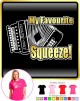 Melodeon Favourite Squeeze - LADY FIT T SHIRT