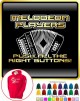 Melodeon Push Right Buttons - HOODY