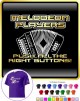 Melodeon Push Right Buttons - CLASSIC T SHIRT