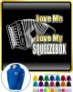 Melodeon Love My Squeezebox - ZIP HOODY