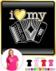 Melodeon I Love My - LADY FIT T SHIRT