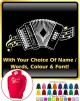 Melodeon Curved Stave With Your Words - HOODY
