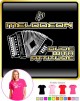 Melodeon Dude Attitude - LADY FIT T SHIRT