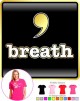 Music Notation Breath Symbol - LADY FIT T SHIRT  