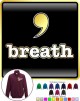 Music Notation Breath Symbol - ZIP SWEATSHIRT  