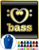 Music Notation Love Bass - ZIP HOODY  