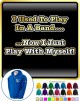 Music Notation Play With Myself - ZIP HOODY  