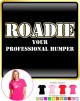 Music Notation Roadie Humper - LADY FIT T SHIRT  
