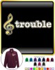 Music Notation Treble Trouble - ZIP SWEATSHIRT  